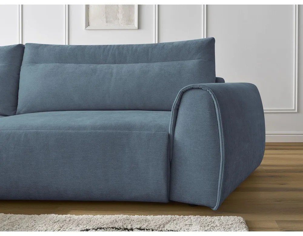 Kék sarokkanapé Aden – Bobochic Paris