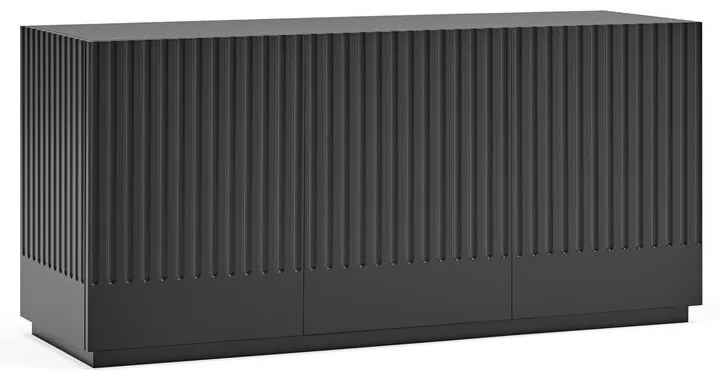 Doric fekete tálalószekrény, szélesség 150 cm - Teulat