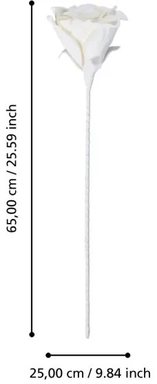Eglo 428132 - Művirág MOLAVE 65 cm fehér