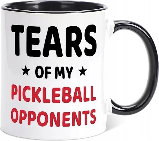 Bögre "tears Of My Pickleball Opponents" Felirattal, Kerámia