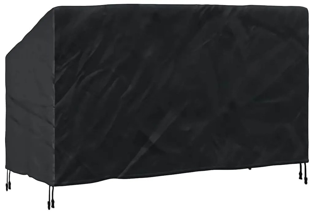 Kerti Pad Borító Fekete 165 x 70 x 65 / 94 cm 600D szövet