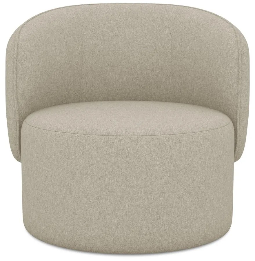 Bézs fotel Ipo – Makamii