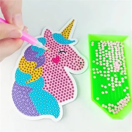 Gyémántmozaik mágnes készlet, APLI Kids Craft Kit (LCA20571)