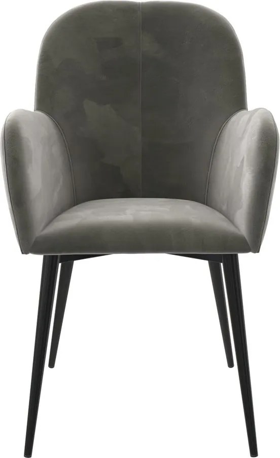 Szürke kárpitozott étkezőfotel Fitz – Støraa