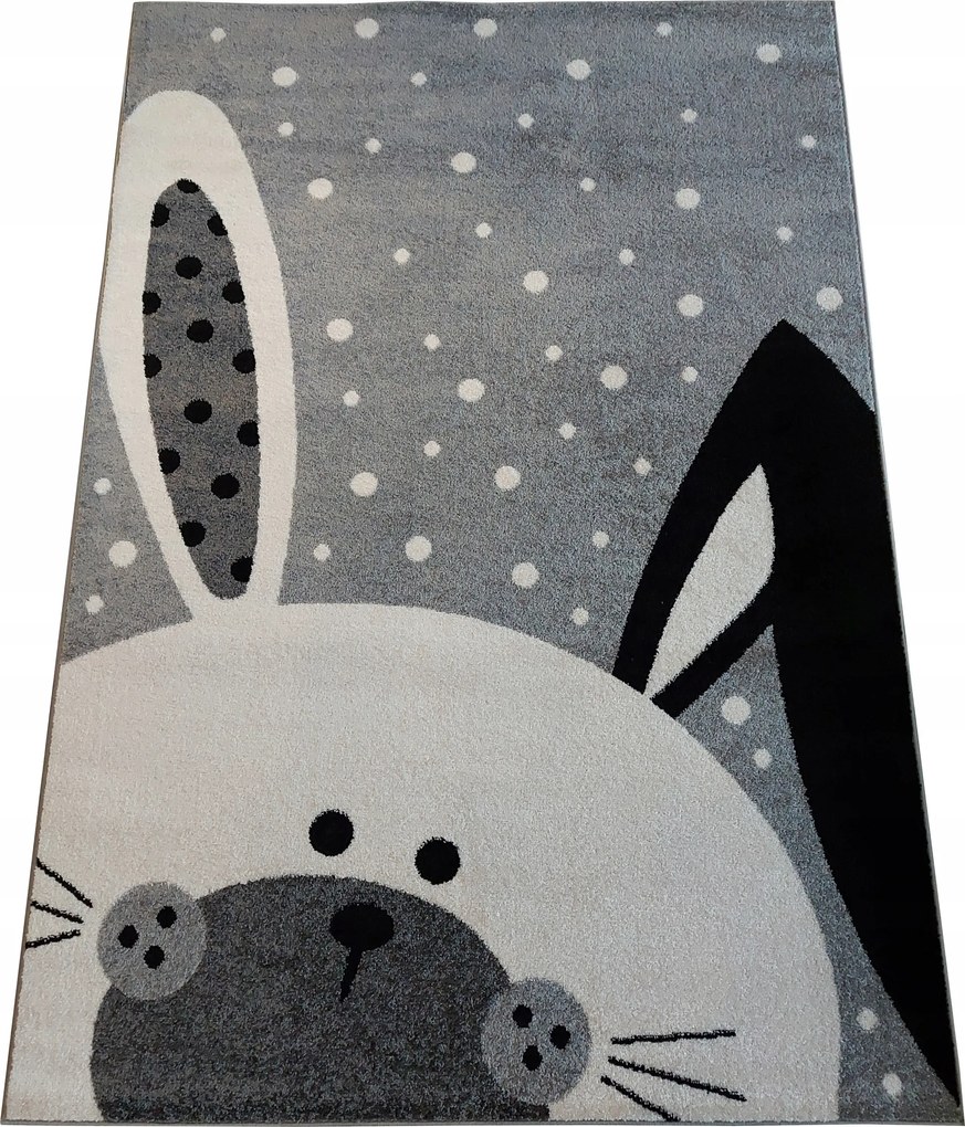 Gyerekszőnyeg Nyuszi szuper minőségű fríz 160/220