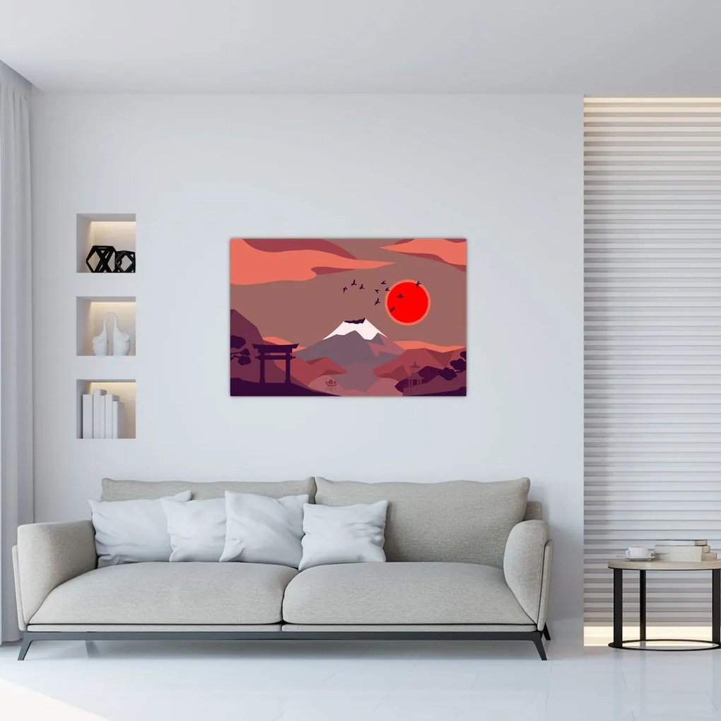 Kép - Fuji hegység (90x60 cm)
