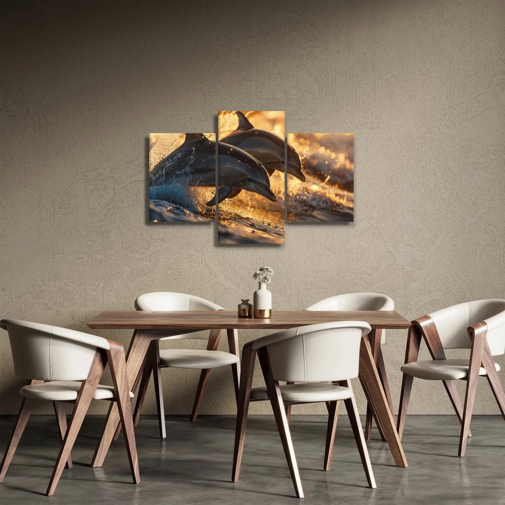 Kép - Delfinek (90x60 cm)