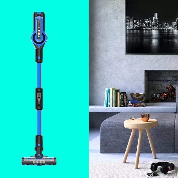 TESLA Electronics PureStar-Flexibilis vezeték nélküli pálcaporszívó 3in1 300W/2200mAh