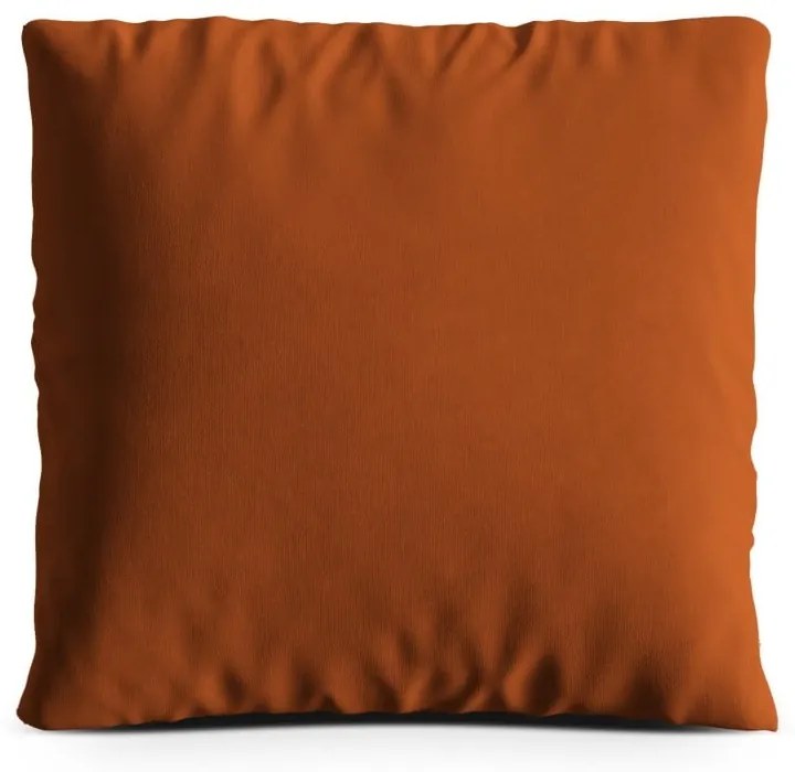 Terrakotta színű bársony párna kanapéra Kemi – Cosmopolitan Design