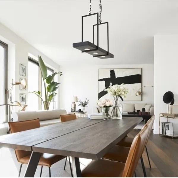 Markslöjd 105780 - LED Dimmelhető csillár TRAY 3xLED/3W/230V fekete