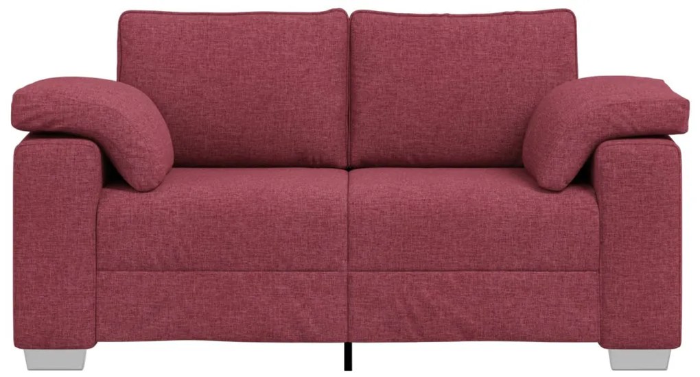 vidaXL Kanapé Bordó 160 x 77 x 82 cm szövet