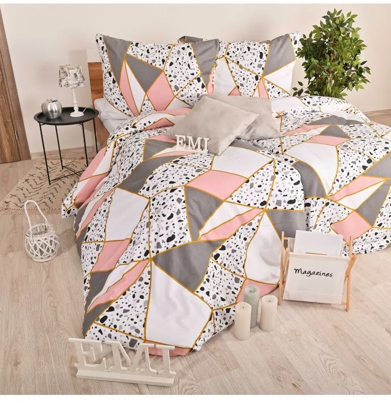 EMI Galina flanel ágyneműhuzat, A standard egyszemélyes ágy szett tartalma: 1x 140x200 + 1x 70x90