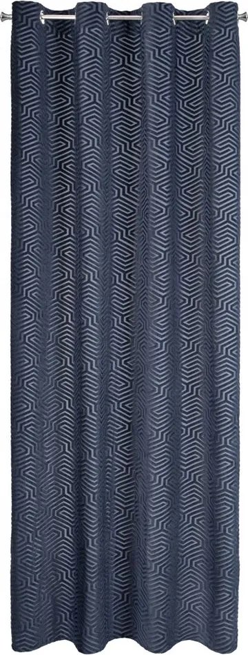 Függöny huzat Inga 140x250 sötétkék