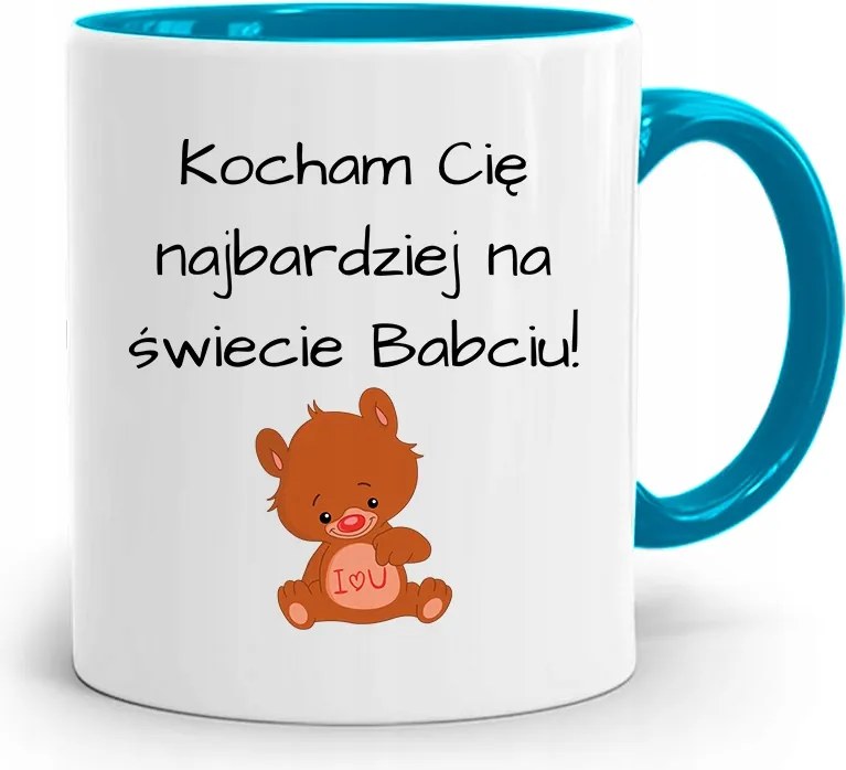 Kék Bögre Nagymama Napja Szeretlek A Legjobban nyomott mintával