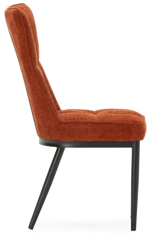 Terrakotta színű étkezőszék szett 2 db-os Damon – Marckeric