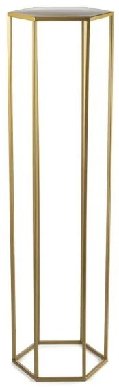 Virágállvány 100x24 cm arany színben