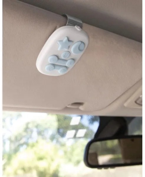 Skip Hop - Gyermek autó visszapillantó tükör LINING CLOUD 3xAA