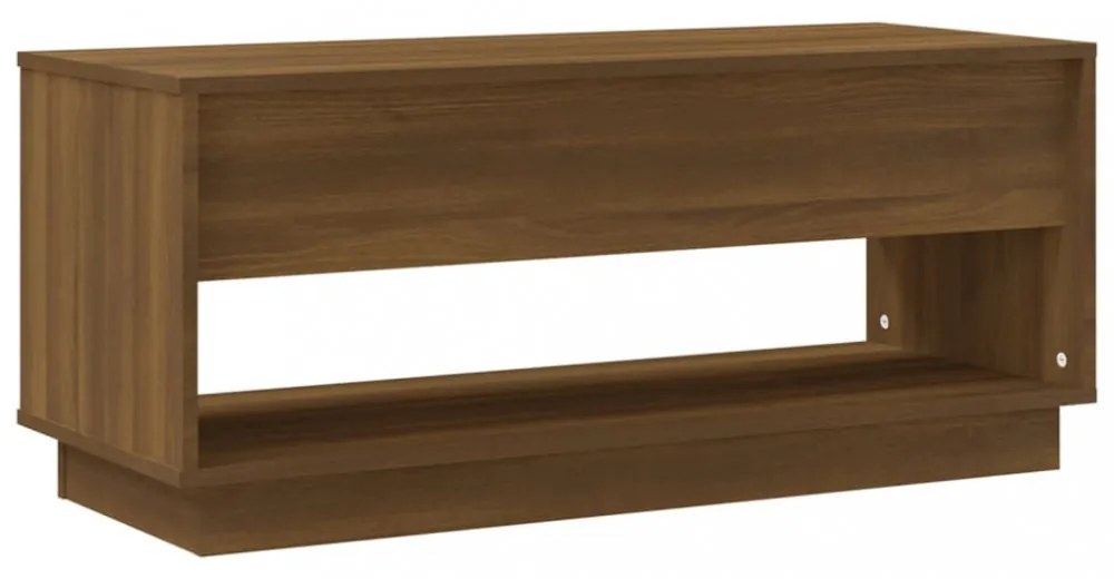 barna tölgy színű szerelt fa TV-szekrény 102x41x44 cm