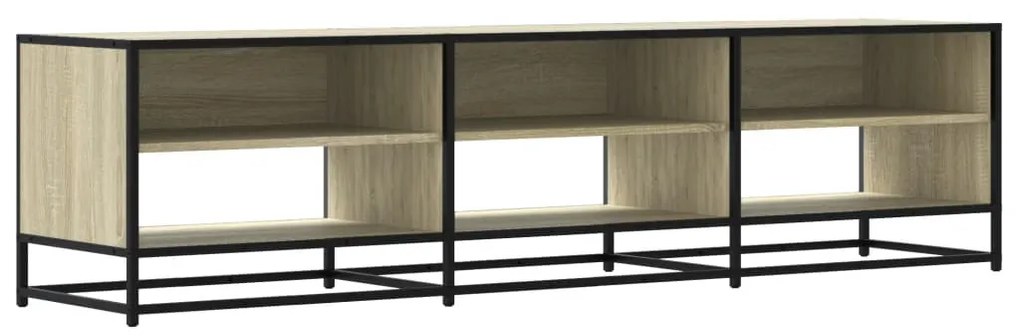 sonoma tölgy színű szerelt fa TV-szekrény 180 x 40 x 46 cm