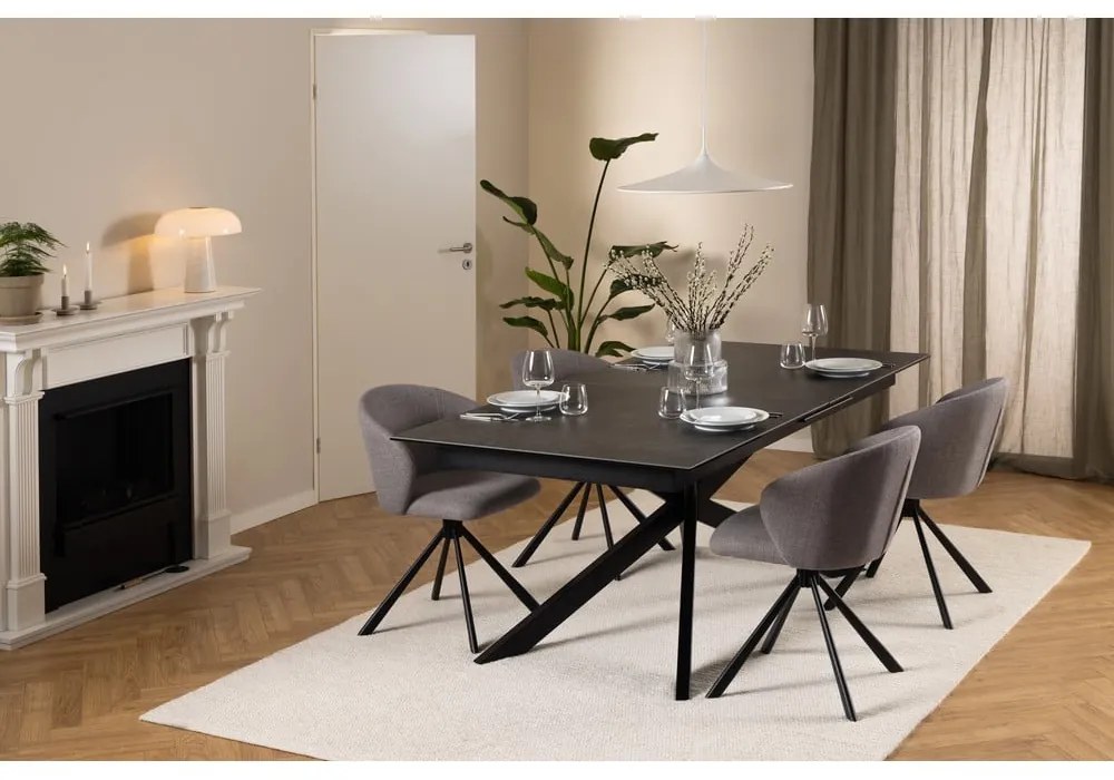 Kerámia bővíthető étkezőasztal 100x240 cm Irwine – Actona