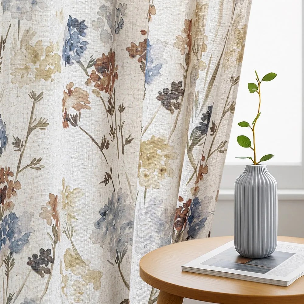 Krémszínű függöny 135x250 cm Flosi – Restilo