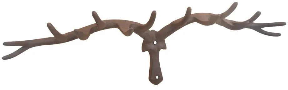 Barna fém fali fogas – Esschert Design