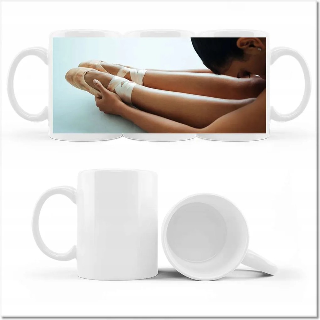 Nyomott mintás bögre Balett balerina tánc