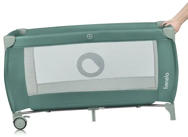 Lionelo - Utazóágy STEFI PLUS Olívazöld