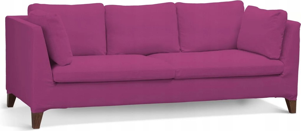 Dekoria Stockholm 3 személyes kanapé huzat Ikea rózsaszín