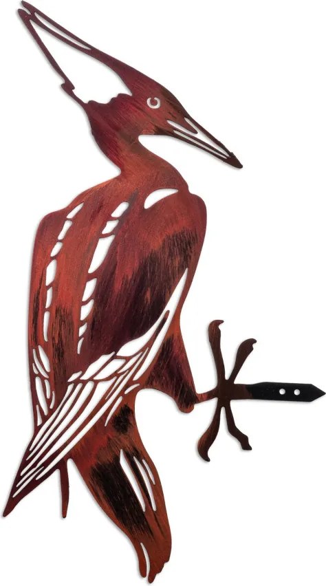 Bird fém kerti dísztárgy, 40×22 cm