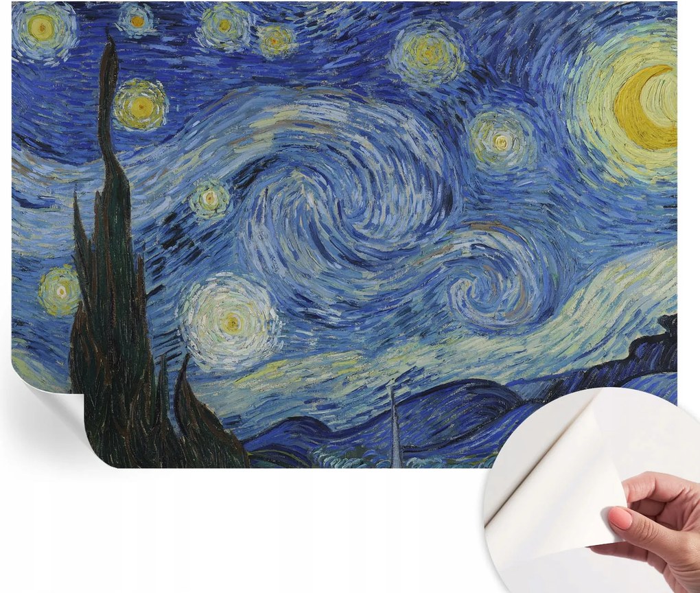 Öntapadós fotótapéta Nappaliba és Hálószobába Éjszakai örvény 312x219 cm