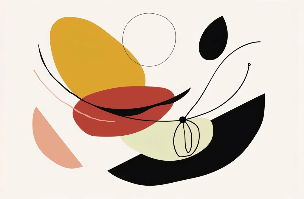 Poszter 91,5x60cm Geometrikus görbület