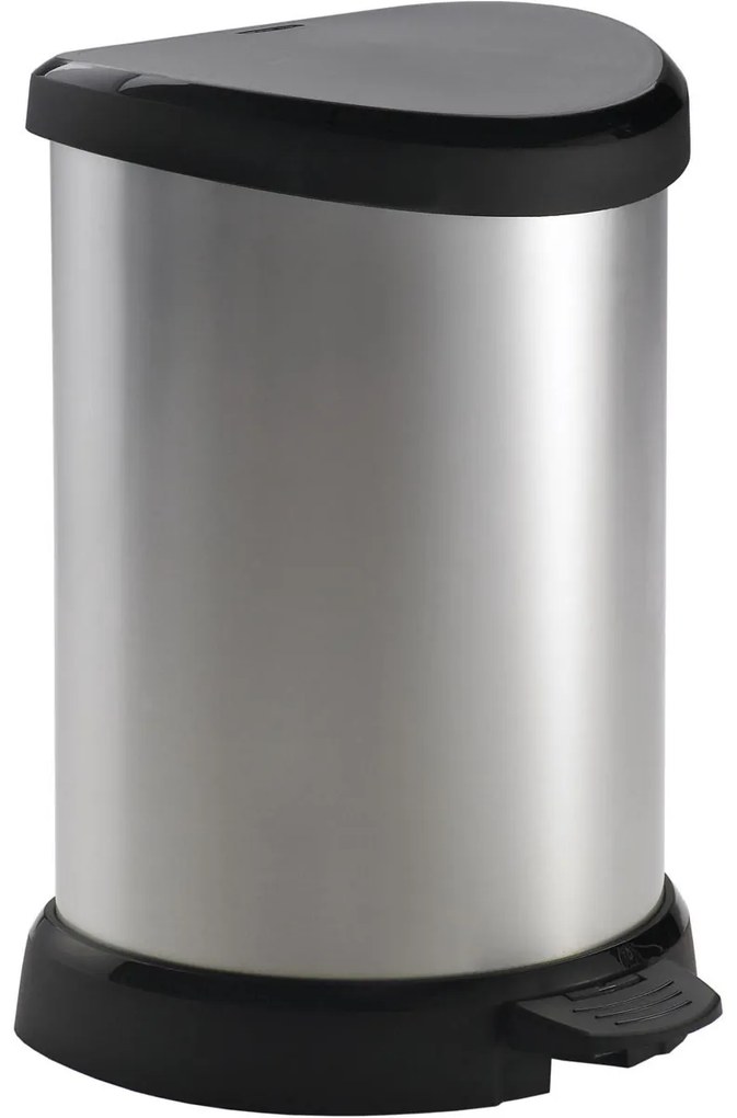 Curver Hulladékgyűjtő DECO BIN 20l ezüst