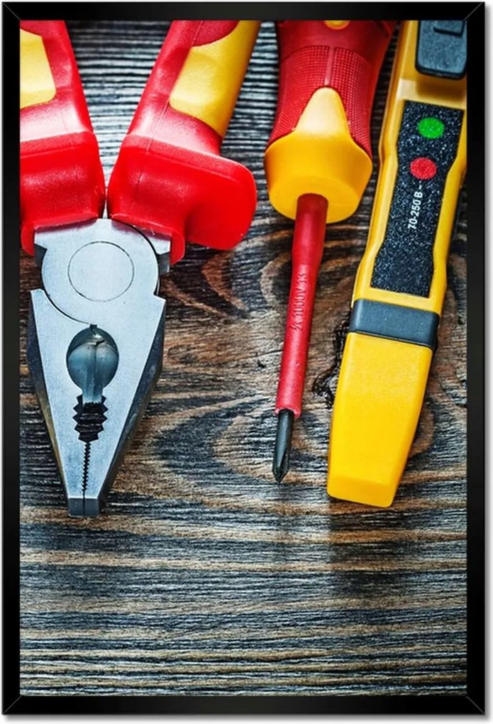 Poszterek keretben 40x60 Elektromos vezetékek