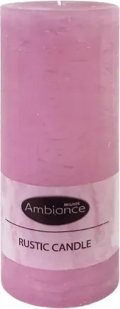 Gyertya Rózsaszín Nagy 14,5 CM Dekoráció