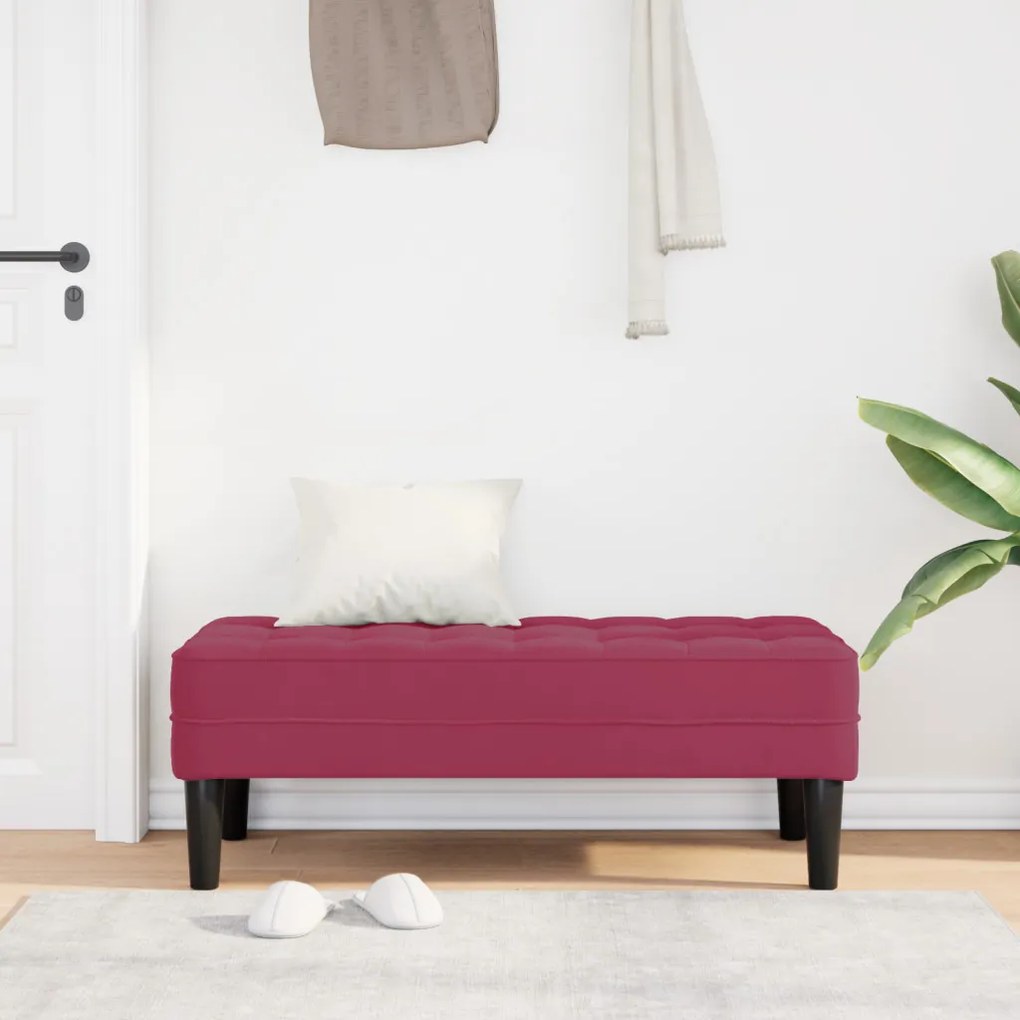 Pad Borvörös 113x57x39 cm Bársony