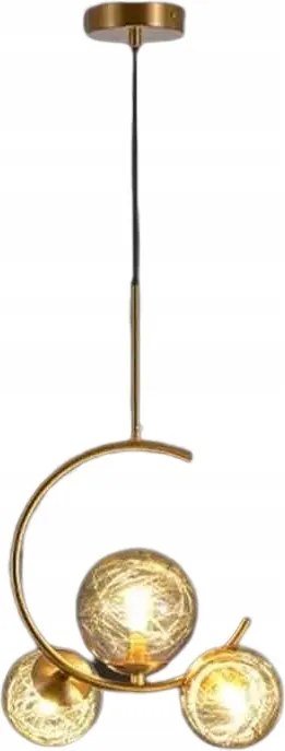 Mennyezeti Lámpa Lógó Csillár Gömb Arany Sárgaréz