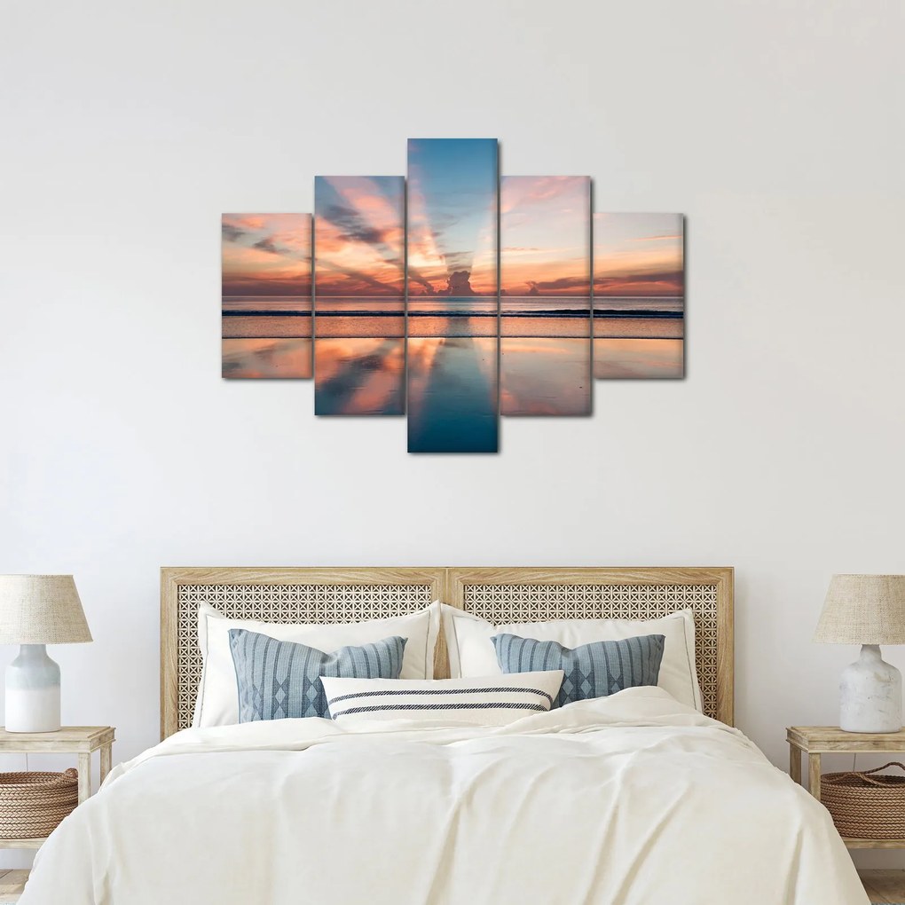 Nap sugarak képe Dayton Beach felett (150x105 cm)
