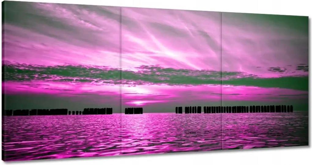 Vászonkép 120x60 Hanga naplemente