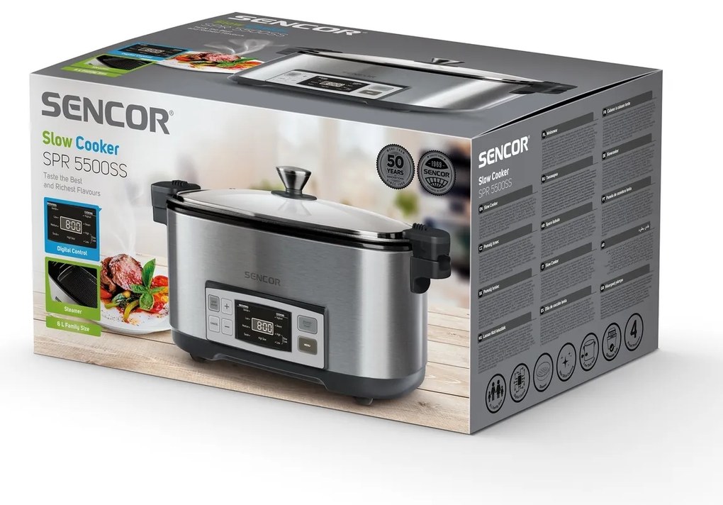 Sencor SPR 5500SS lassú tűzhely