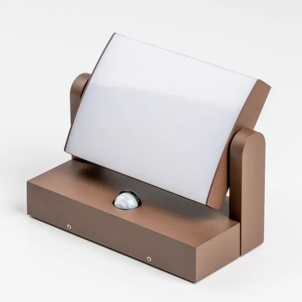 Redo 90588 -LED kültéri lámpatest érzékelővel FLIP LED/20W/230V 3000K IP54 barna