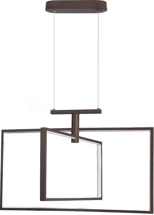DOMENOLED 593 Modern Led Függesztett Lámpa Fehér, Barna LED IP20