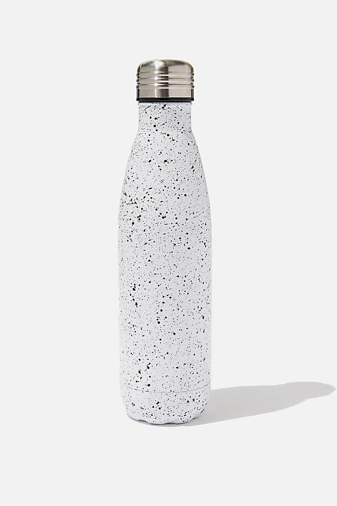 Splatter rozsdamentes palack, 500 ml fehér