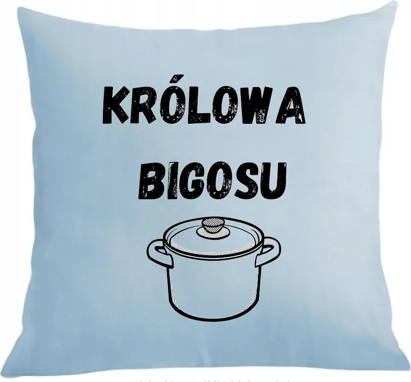 Vicces párna párnahuzat Bigos királynő