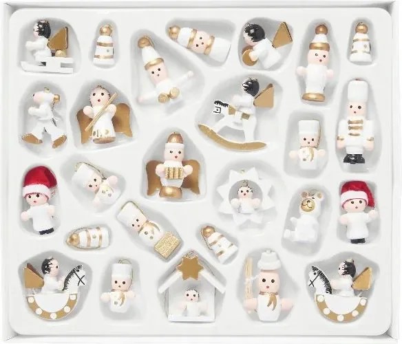 Karácsonyi dekoráció szett, 26db-os Fehér Livarno 62/RT2267