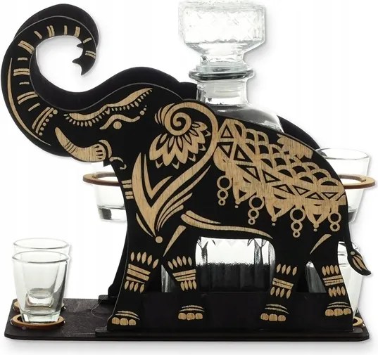 Elefánt pohár 6 db ajándék pohár