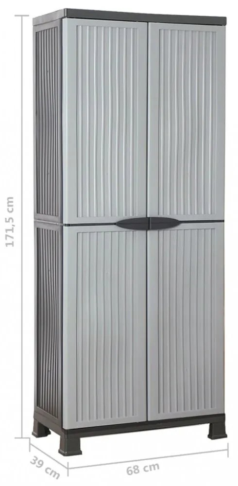 műanyag szekrény 68 x 39 x 171,5 cm