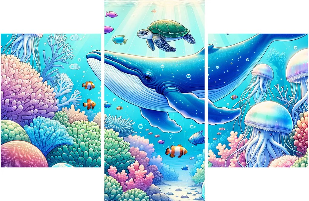 Kép – Víz alatti világ (90x60 cm)
