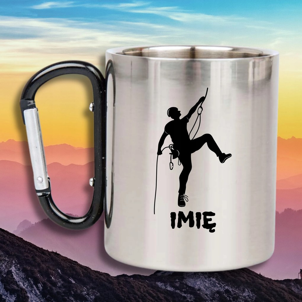 Bögre Acél Fül Karabiner Vicces Ajándék A Neved