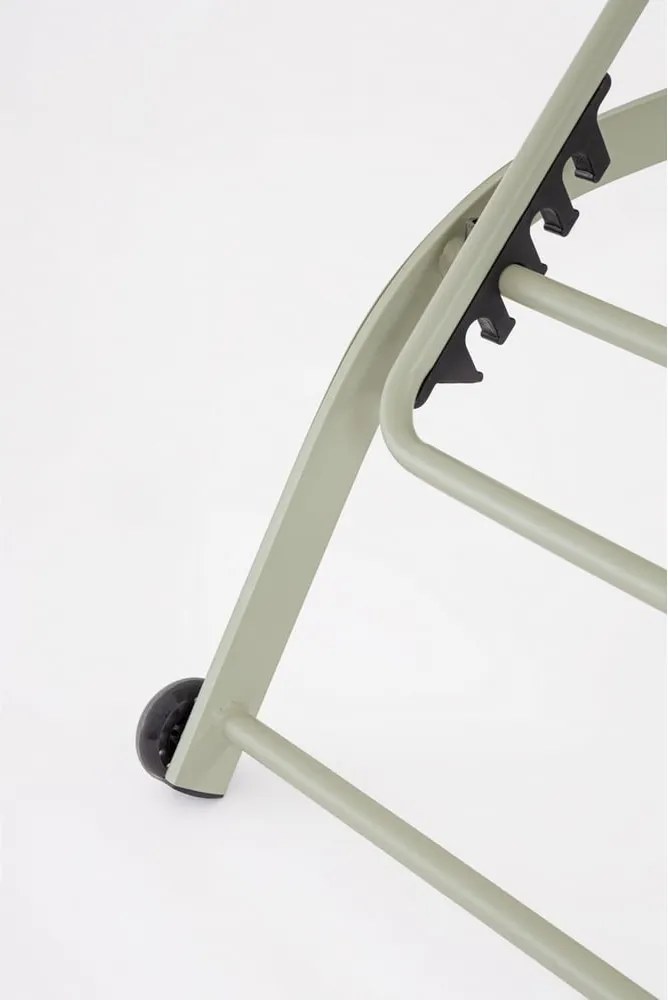 Szürkésbarna fém kerti napozóágy Taylor – Bizzotto